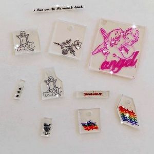 Shrinky Dink charm bundle: Minimalist